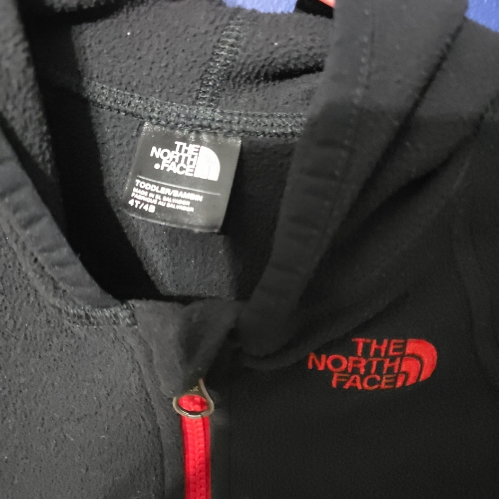 The North Face Hooded Full Zip Toddler  Size 4 - Picture 3 of 3